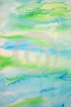 Abstract watercolor background on paper texture