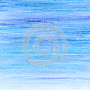 Abstract watercolor blue background. Watercolor paint. Watercolor texture