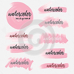 Abstract Watercolor brush background, illustration