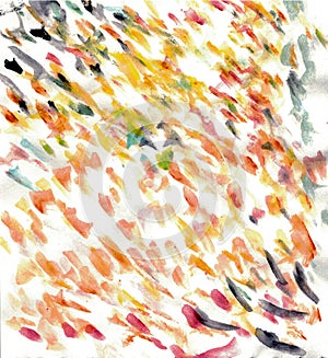 Abstract watercolor brush strokes