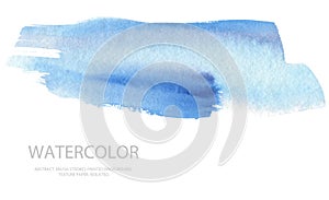 Abstract watercolor brush strokes painted background. Texture pa