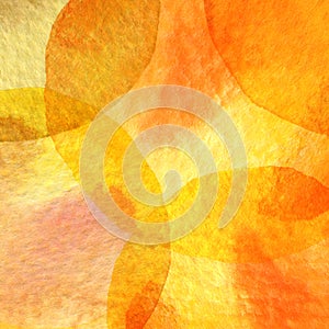 Abstract watercolor circle painted background