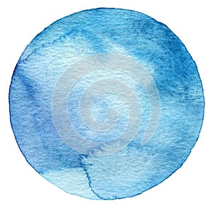 Abstract watercolor circle painted background