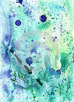 Abstract watercolor cute handiwork background. Bright texture for different design
