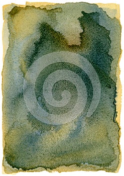 Abstract Watercolor Isolated Grunge Frame (Highres