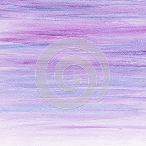 Abstract watercolor lilac background. Watercolor paint. Watercolor texture