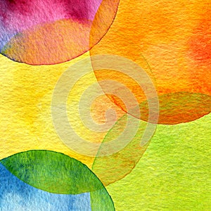 Abstract watercolor painted background