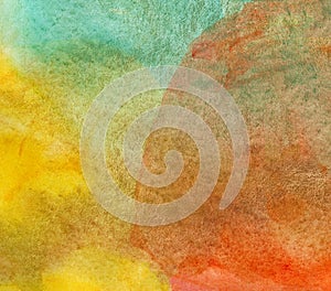 Abstract watercolor painted background