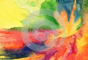 Abstract watercolor painted background