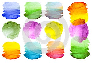 Abstract watercolor painted background