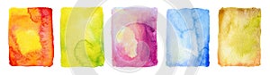 Abstract watercolor painted backgrounds photo