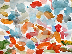 Abstract watercolor palette