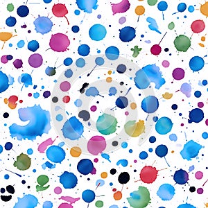 Abstract Watercolor Splash by generative ai