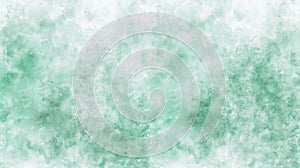 Abstract Watercolor Texture: Mint Green Gradient Wash Background