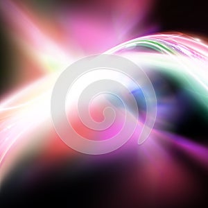 Abstract wave aura background