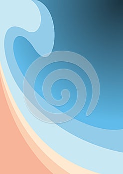 Abstract wave background