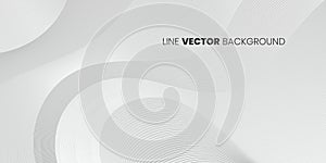 Abstract wave background in bright colors. Banner template.