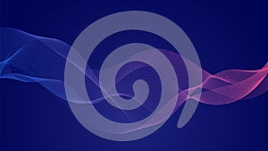 Abstract wave background