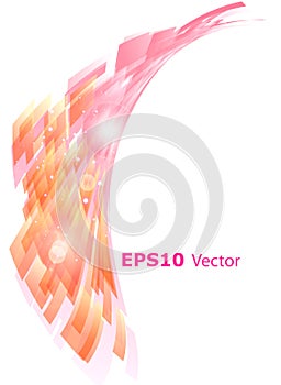 Abstract Wave Background. EPS10 Vector. photo