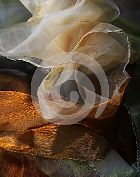 Abstract wave background organza