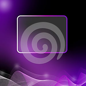Abstract wave black purple Mesh background