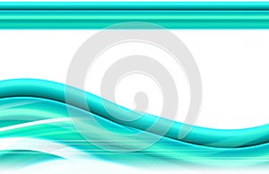 Abstract wave design