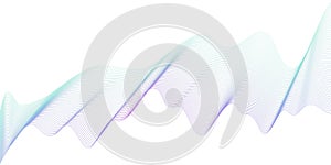 Abstract wave design. Data visualization, Cyberspace, Big data, analytics, Digital era, Information technology