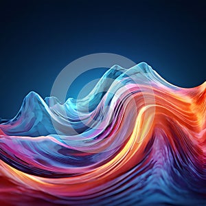 abstract wave design with a fluid and organic feel k uhd very