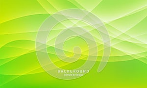 Abstract wave element for design. Green. Digital frequency track equalizer. Stylized line art background. Colorful shiny wave with