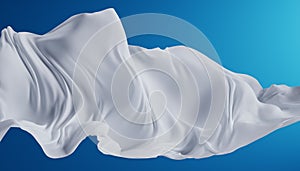 Abstract wave fabric movement dynamic.