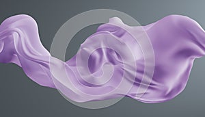 Abstract wave fabric movement dynamic. photo