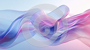 Abstract wave flowing motion background with delicate lines