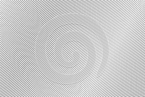 Abstract Wave Gray Stripes. . Motion Line. Vector illustration Curved Lines