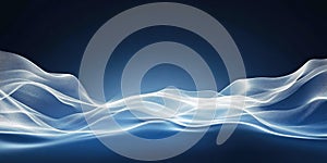 Abstract wave light blue background with modern clean design