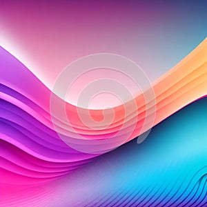 Abstract wave line colorful crystal background.