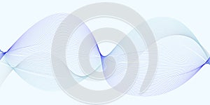 Abstract Wave Lines Background for Modern Digital Projects