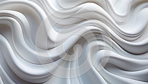 Abstract wave pattern on clean background, digitally generated image generated by AI