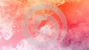 Abstract wave pattern in colorful gradient. Soft flowing fabric texture. AIG51.