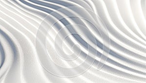 Abstract wave pattern design on bright blue backdrop generated by AI