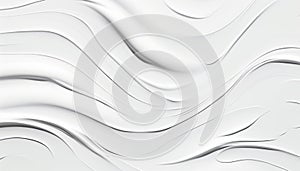 Abstract wave pattern design on a clean backdrop generated by AI