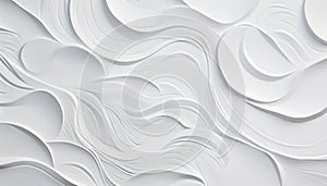 Abstract wave pattern on modern wallpaper design generated by AI