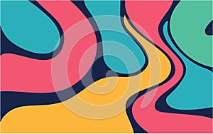 abstract wave patterned background design