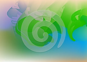 Abstract wave shape background. Vector illustration