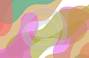 Abstract wave shape colorful background