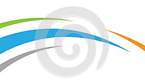 abstract wave spalsh swoosh background