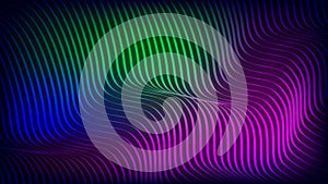 Abstract wave technology background with light