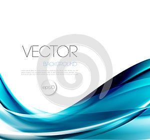 Abstract wave template background brochure design