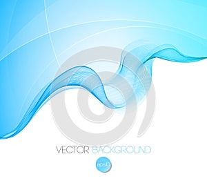 Abstract wave template background brochure design