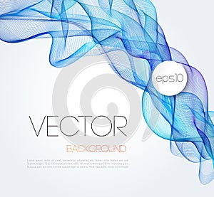 Abstract wave template background brochure design