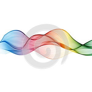 Abstract wave vector background, rainbow waved lines for brochure, website, flyer design.